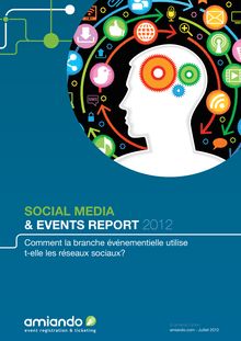 Social Media & Event Report 2012  : Comment la branche événementielle utilise t-elle les réseaux sociaux?