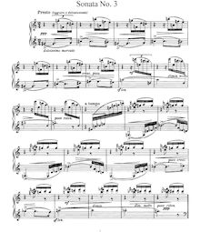 Partition complète, Piano Sonata No.3, Op.36, Szymanowski, Karol par Karol Szymanowski