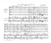 Partition complète, Missa brevis, Mass No.14, B♭ major, Mozart, Wolfgang Amadeus