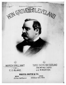 Partition complète, Hon. Grover Cleveland s March Brillante, President Cleveland s Inauguration Grand March