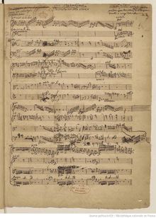 Partition complète, Les paladins, Comédie lyrique, Rameau, Jean-Philippe