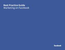 Best Practice Guide Marketing on Facebook