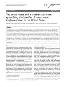 The smart meter and a smarter consumer: quantifying the benefits of smart meter implementation in the United States