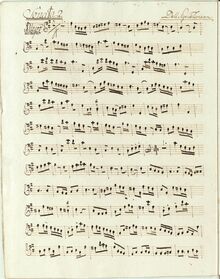 Partition flûte 2, Trio Sonata, TWV 42:fis1, F♯ minor, Telemann, Georg Philipp