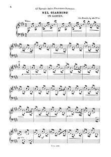 Partition No.11 Nel giardino! (Im Garten), 20 Sfumature per pianoforte, Op.68