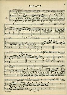 Partition de piano, violon Sonata, Violin Sonata No.26