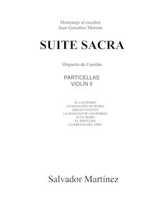 Partition violons II,  Sacra, Martínez García, Salvador