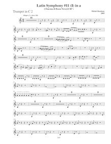 Partition trompette 2 (C), Symphony No.11  Latin , A minor, Rondeau, Michel