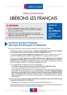 Non au plan Valls : libérons les Français