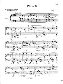 Partition complète, Prelude en C-sharp minor, C♯ minor, Chopin, Frédéric par Frédéric Chopin