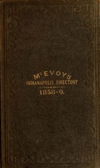Indianapolis, Indiana city directory