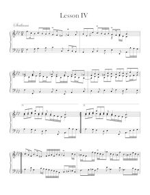 Partition , Siciliana, Lesson en F minor, Suite in F minor, F minor