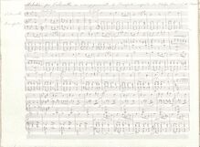 Partition Manuscript Score (1869), Melodia pour violoncelle, Melodia per Violoncello con accompagnamento di Pianoforte