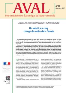 La mobilité professionnelle en Haute-Normandie : un salarié sur cinq change de métier dans l année