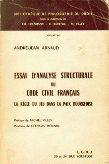  Essai d analyse structurale du Code civil français - Untitled