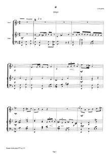 Partition , Tango, Sonate No.3 pour violon et piano, Plante, Cyril