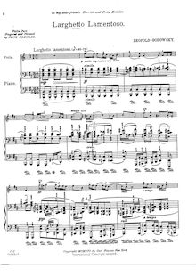 Partition complète & , partie, 12 Impressions, Godowsky, Leopold