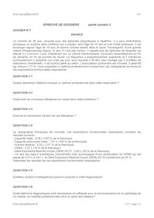 Les annales 2007 - EPREUVE N°3 - Dossier n°7