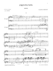 Partition complète, Scenes pour chœur et orchestre, Debussy, Claude par Claude Debussy