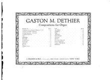 Partition complète, Allegro gioioso, E major, Dethier, Gaston Marie