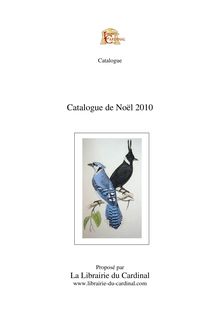 Catalogue de Noël 2010