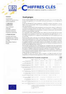 CHIFFRES CLÉS. Bulletin de la conjoncture européenne et synthèses 02/97