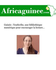 [Africaguinee.com]Guinée : YouScribe, une bibliothèque numérique pour encourager la lecture…