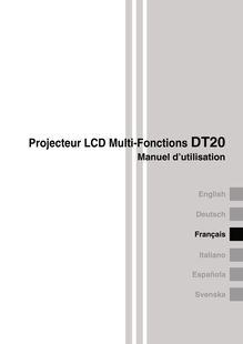 Notice Projecteur NEC  DT20