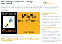 Artificial Intelligence as a Business Intelligence