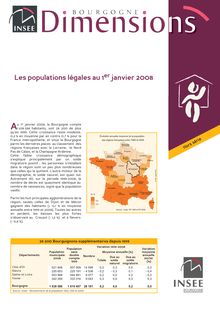 Les populations légales au 1er janvier 2008