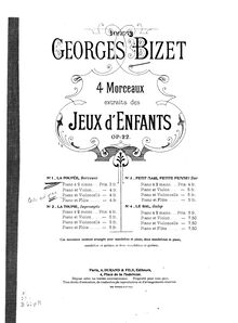 Jeux d enfants par Georges Bizet