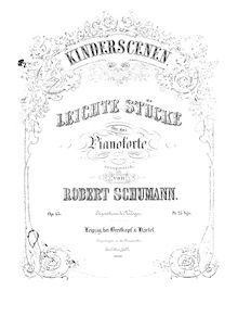 Partition complète Kinderszenen - Schumann