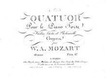 Partition violoncelle, Piano quatuor, Piano Quartet No.2, E♭ major