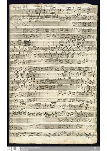Partition complète, Sinfonia en D major, MWV 7.67, D major, Molter, Johann Melchior