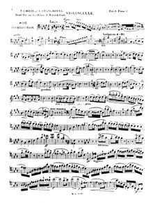 Partition violoncelle, Grand Duo Concertant pour Piano et Violoncelle sur des Themes de Robert Le Diable