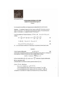 Mathématiques 1 2005 ISUP