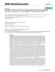 Bio-jETI: a framework for semantics-based service composition