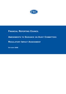 Audit Committee Guidance RIA October 2008