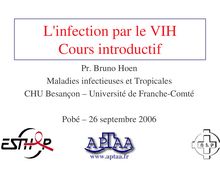 L infection par le VIH Cours introductif