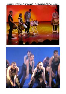 Photos spectacle de danse flc 2009