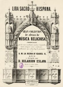 Partition Volume 4, gran colección de obras de música religiosa compuesta por los más acreditados maestros españoles, tanto antiguos como modernos