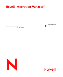 Novell Integration Manager Tutorial