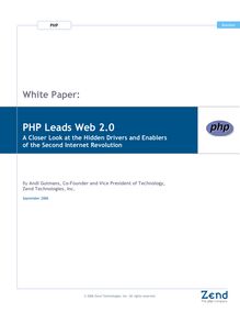 PHP Leads Web 2.0