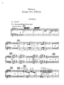 Partition Celesta, Images, Debussy, Claude par Claude Debussy