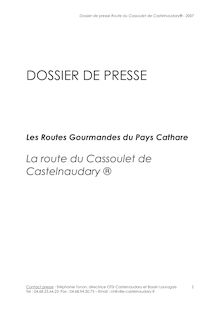 DOSSIER DE PRESSE - Site Officiel - OT Castelnaudary et Bassin ...