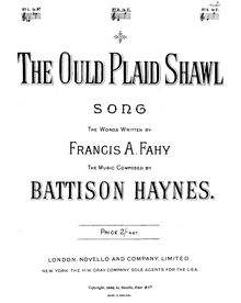 Partition complète (C major), pour Ould Plaid Shawl, Haynes, Battison