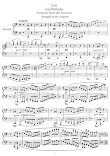 Partition complète (S.591), Les Préludes, Symphonic Poem No.3