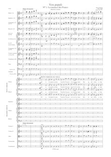 Partition Complete Orchestral Score (new typeset), La menace des Francs