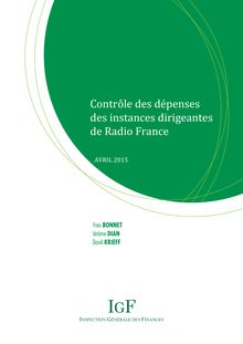Rapport de l IGF sur Radio France