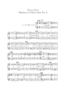 Partition cor 1/2, 3/4 (F), Daphnis et Chloé  No.2, Fragments symphoniques II